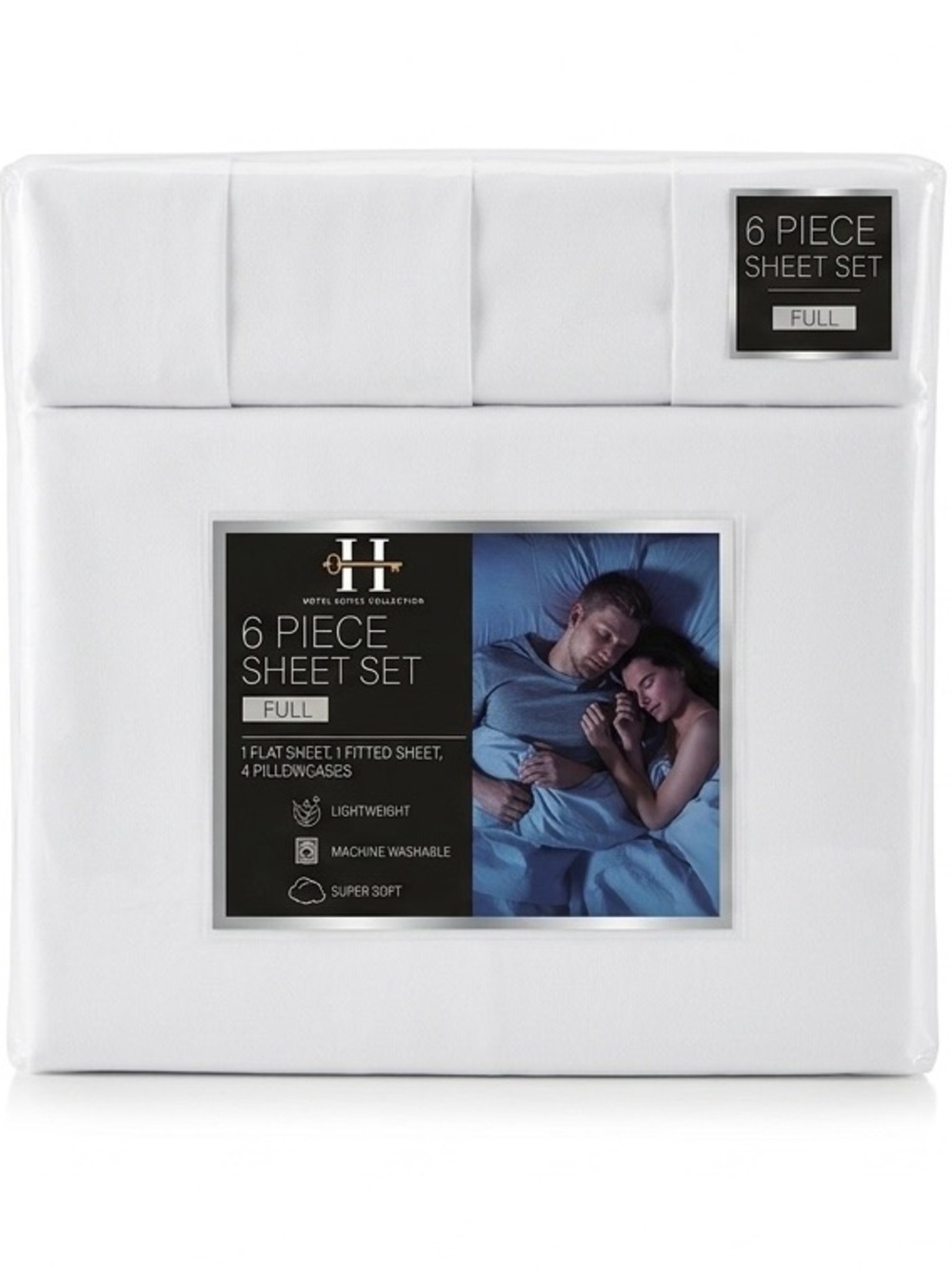 Hotel Collection 6-Piece Sheet Set - White